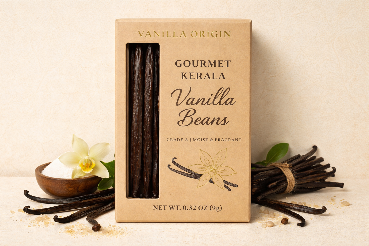 Kerala Vanilla Beans — 3 Beans